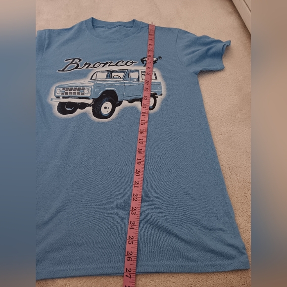 Retro~ Blue Ford Bronco Graphic Tee Unisex S/M - Picture 3 of 7